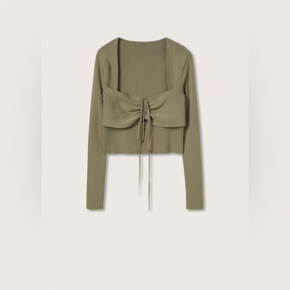 MANGO Ruched detail sweater - Picture 7 of 10